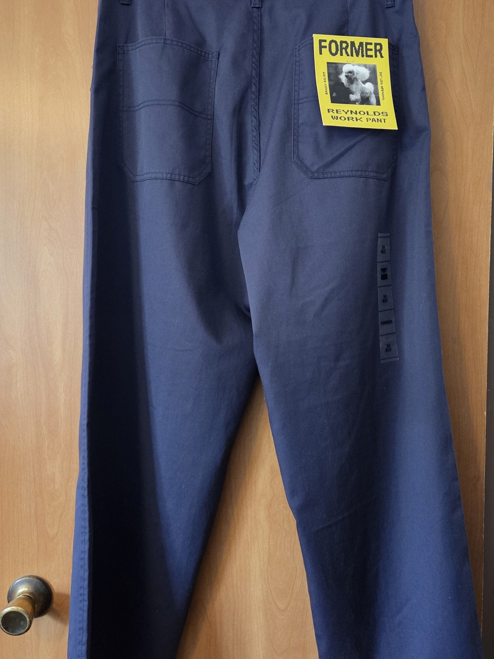 FORMER NEW Reynolds Men's  Pants — Navy Workwear Size 34 NWT Baggy Work Pants